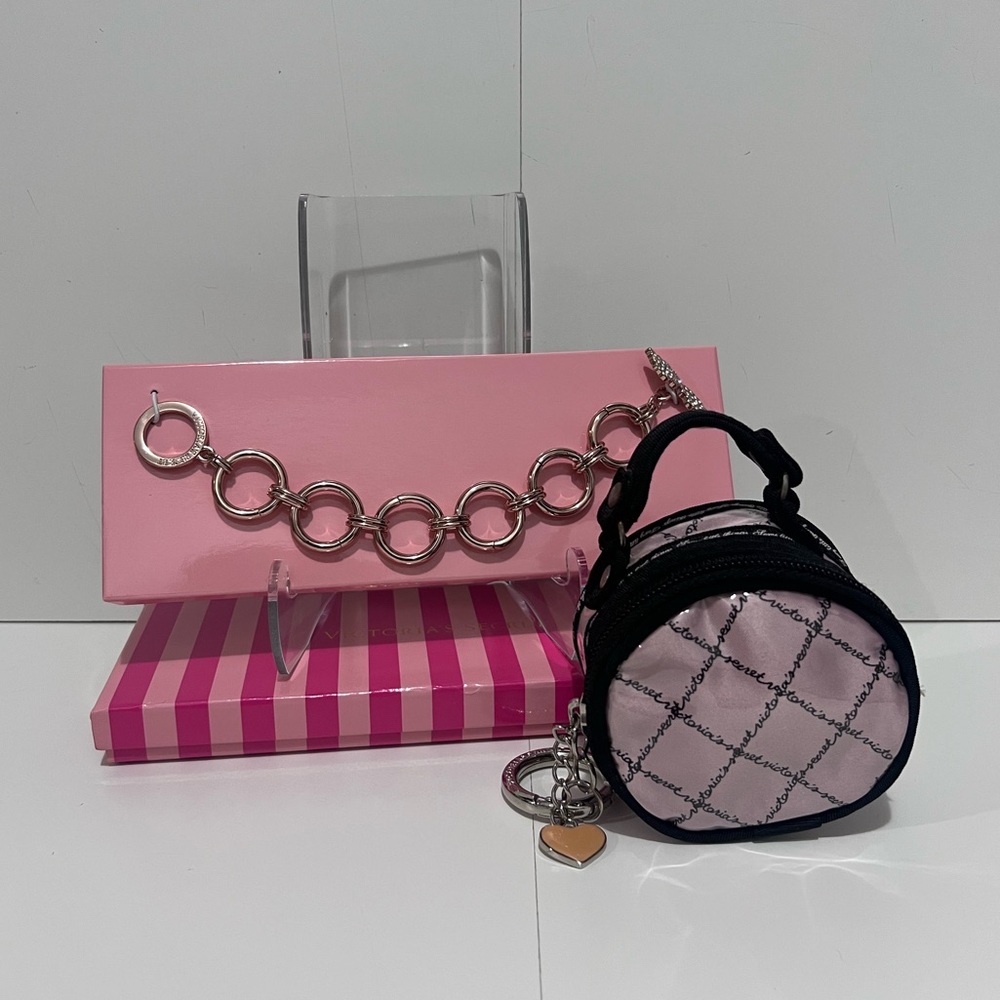 Victoria Secret Angel Wings Bracelet & Mini Charm Bag